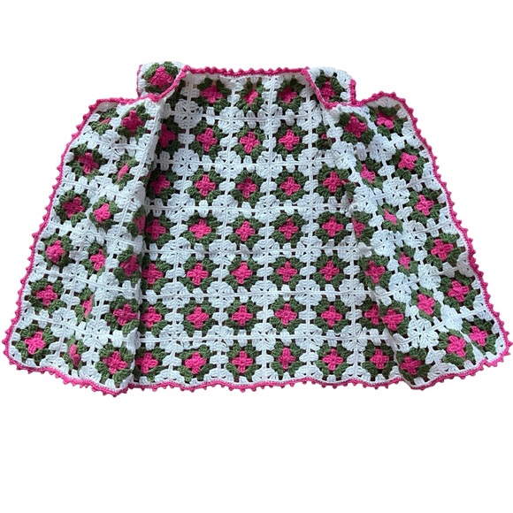 Handmade Crochet Granny Square Vest | Boho Hippie 70s Style - Picture 3 of 6